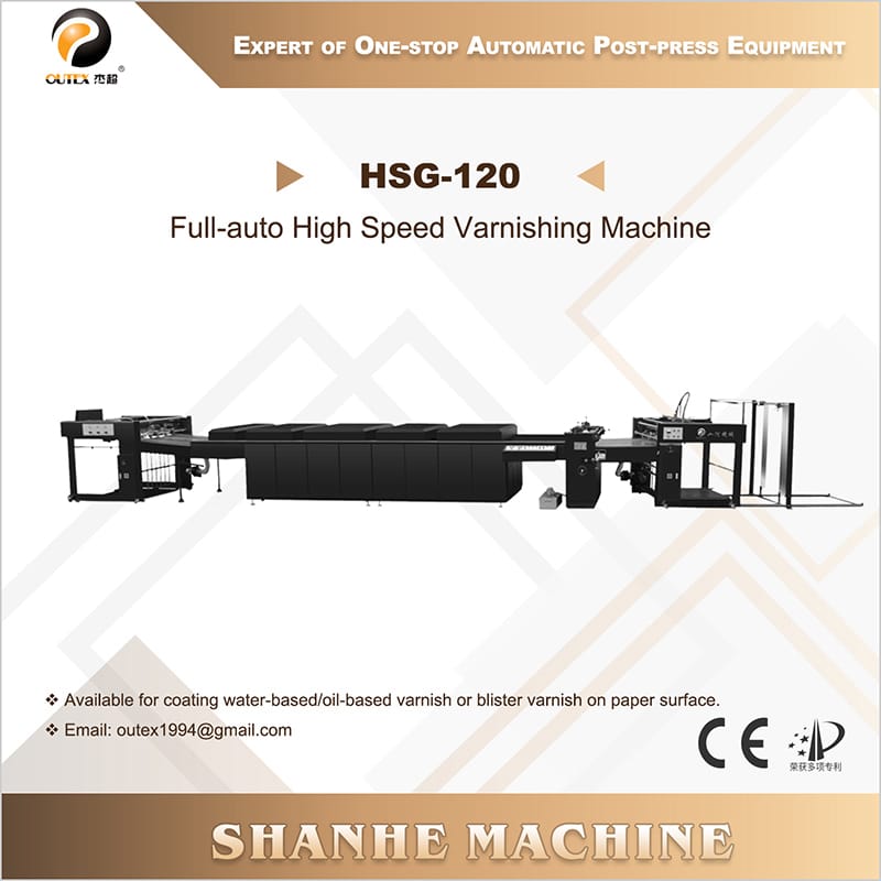 High-Quality HSG-120 Full-auto High Speed Varnishing Machine Manufacturers, Companies