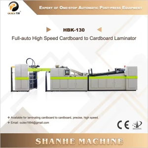 High-Quality HBK-130 Automatic Cardboard Lamination Machine Manufacturers, Product