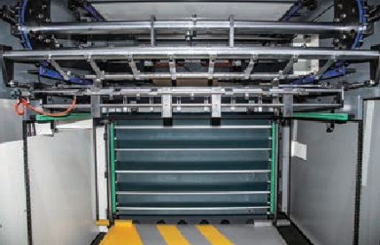 Paper receiving part shutter mechanism