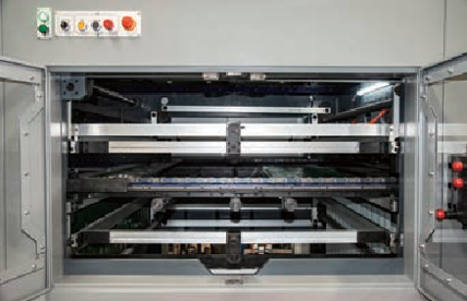 Waste cleaning part section