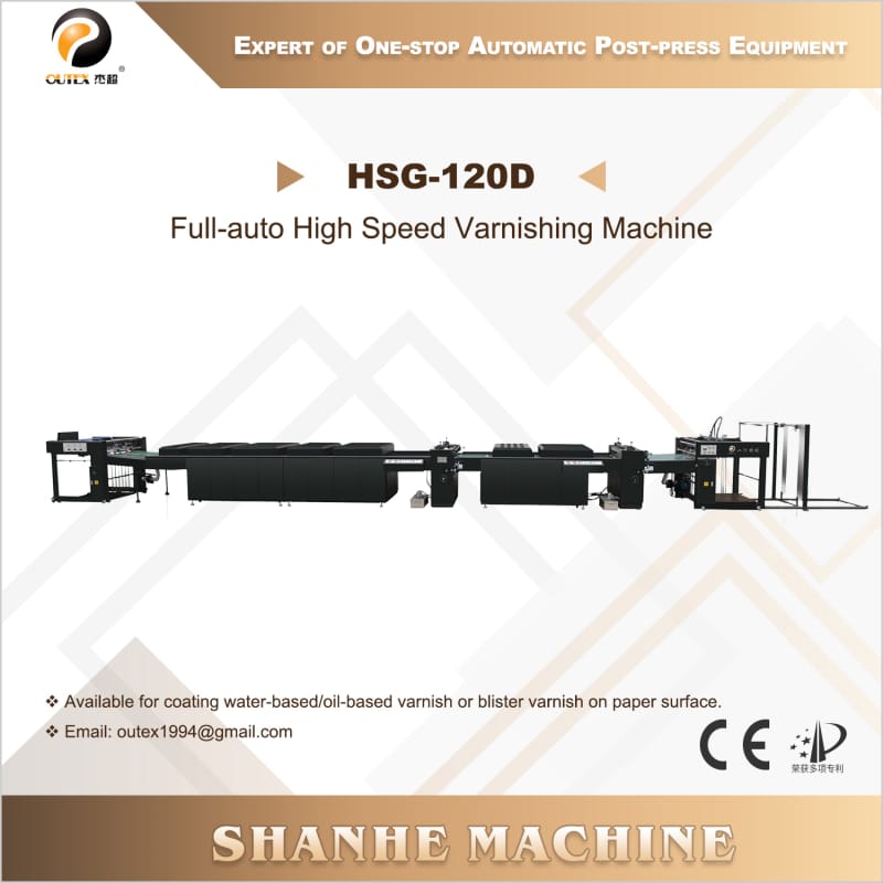 China HSG-120D Full-auto High Speed Varnishing Machine Supplier, Company