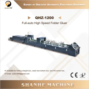 High-Quality QHZ-1200 Full-auto High Speed Folder Gluer Supplier, Companies
