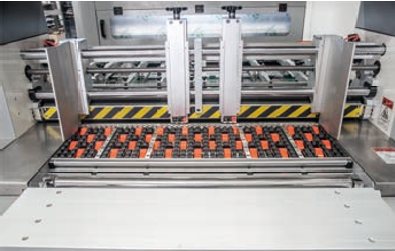 Leading edge paper feeding system