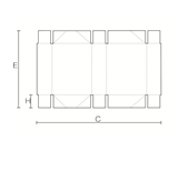6 Corners Boxes Blank Diagram