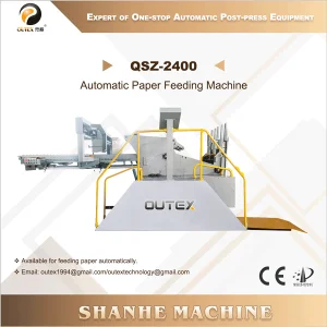 CE Certification QSZ-2400 Automatic Paper Feeding Machine Manufacturers, Product