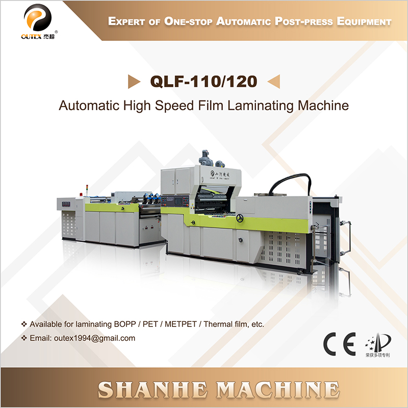 CE Certification QLF-110/120 Automatic High Speed Film Laminating Machine Company, Products