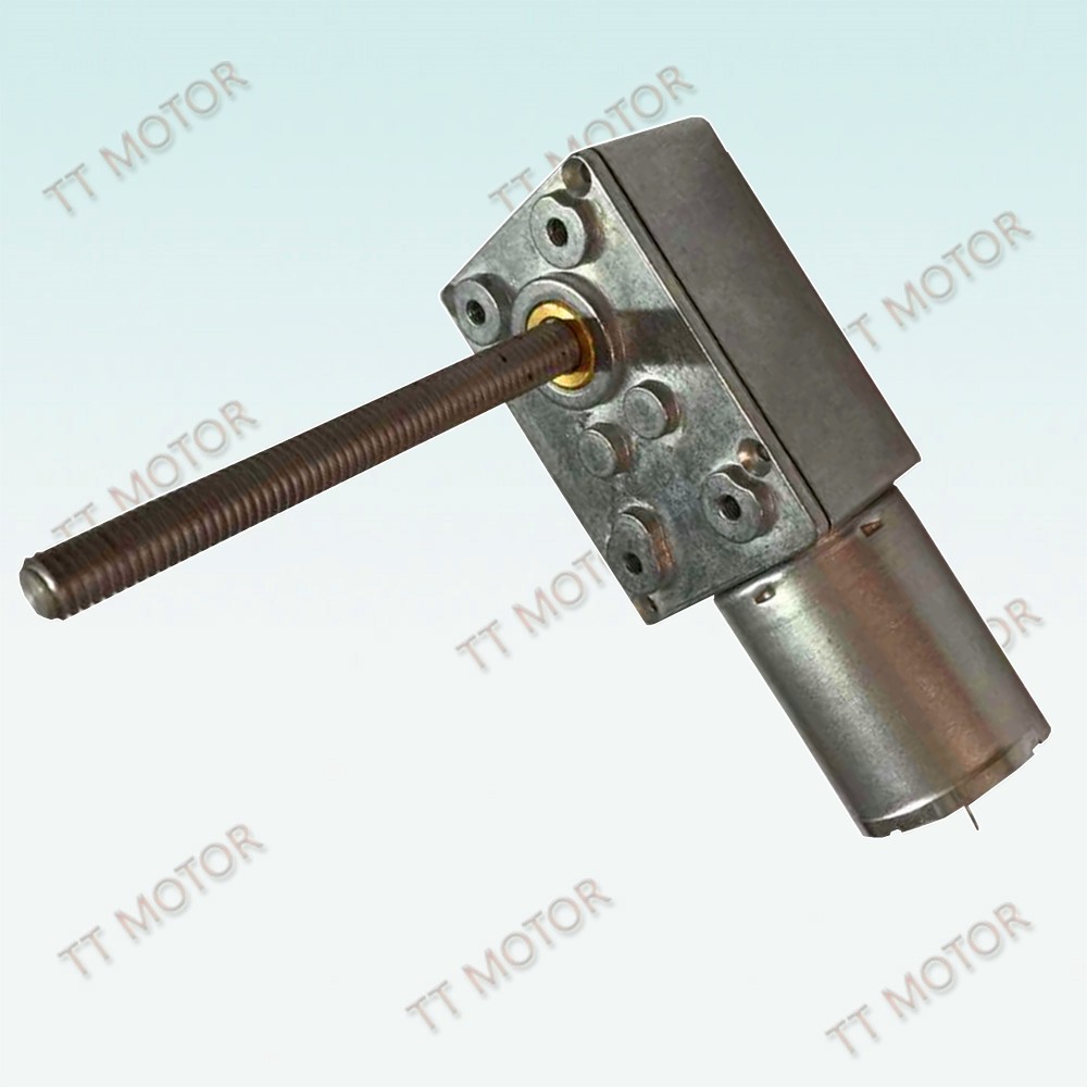TT Motor Supplier 12v 32mm Diameter  Motor High Speed Worm Gear Motor Manufacturer for Home Appliance