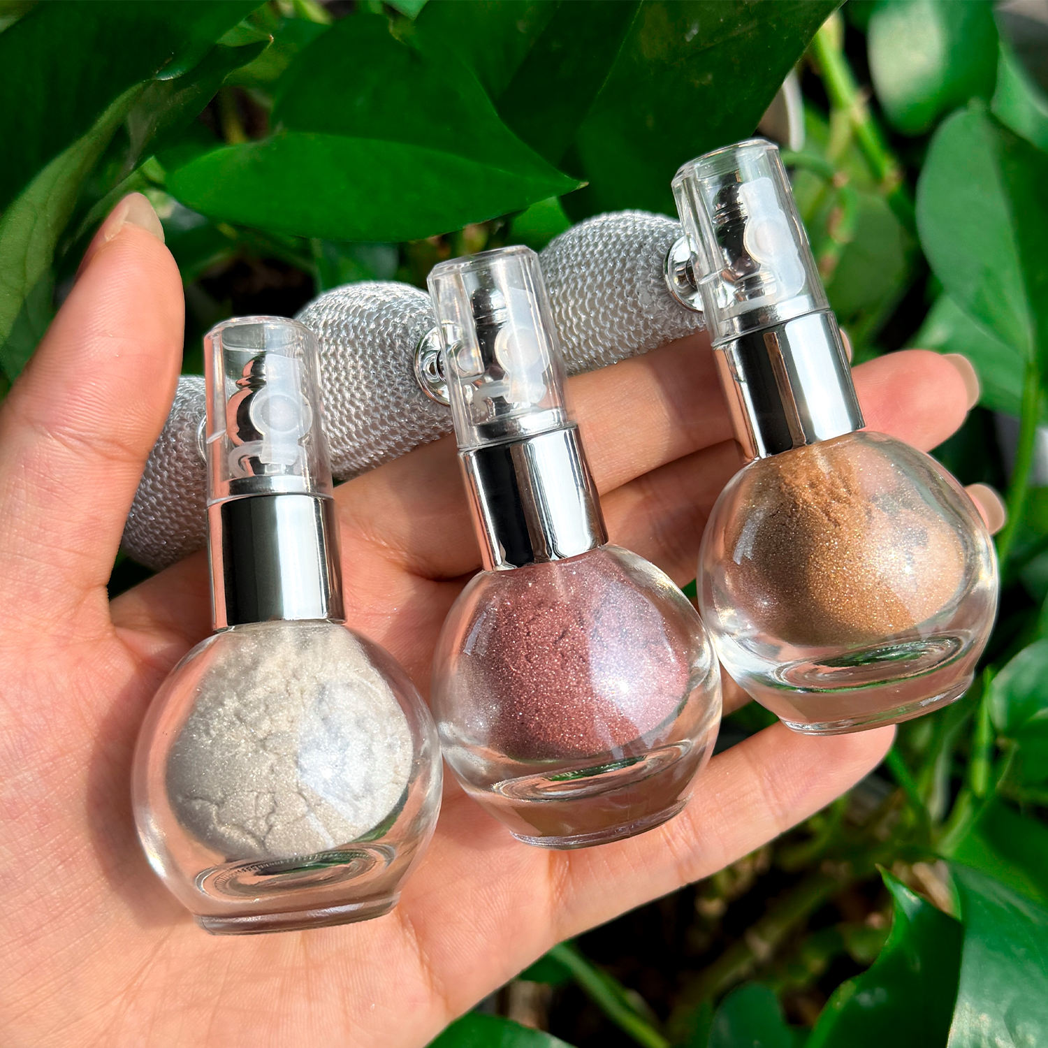 Custom Logo Wholesale Glitter Shimmer Spray Lady Beauty Powder Face Body Highlighter Waterproof Long Lasting