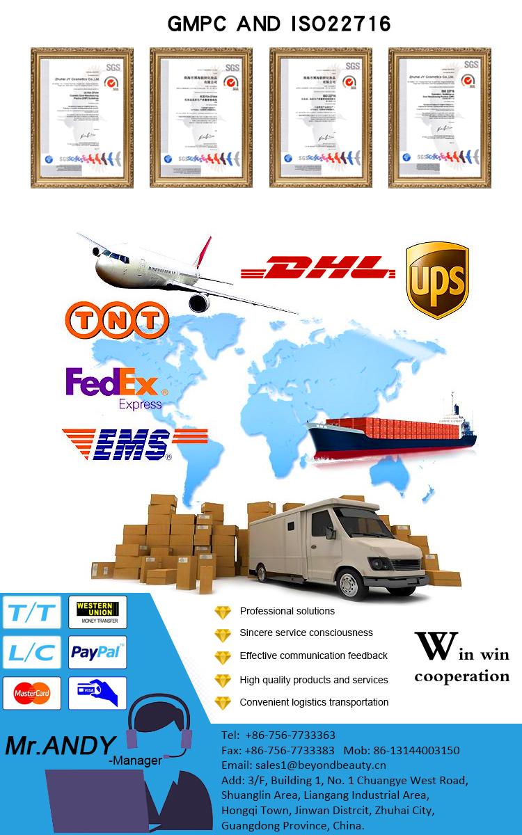Production Certifications and Global Shipping Delivery Map