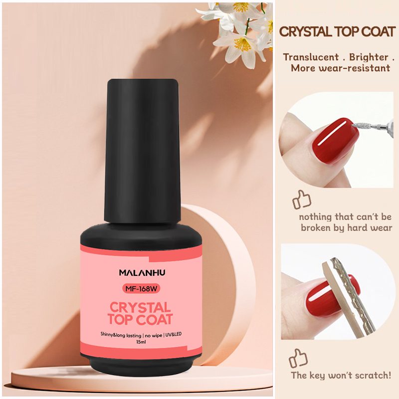 Lasting Clear Custom Super Shiny Top Coat 1kg/5kg/25kg Hema Free Gel Polish Uv Led Top Coat