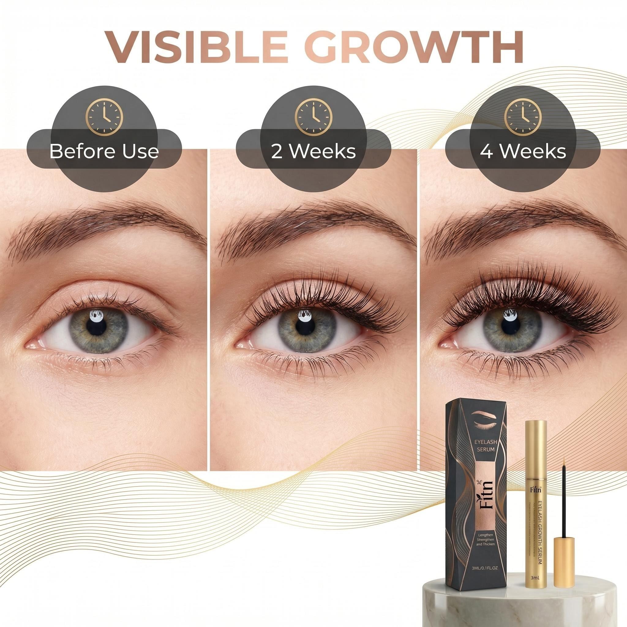Eyelash Growth Serum Lash And Brow Enhancer Set Natural Vegan Private Label Custom Logo Longer Thicker Lashes Brow Growth Liquid