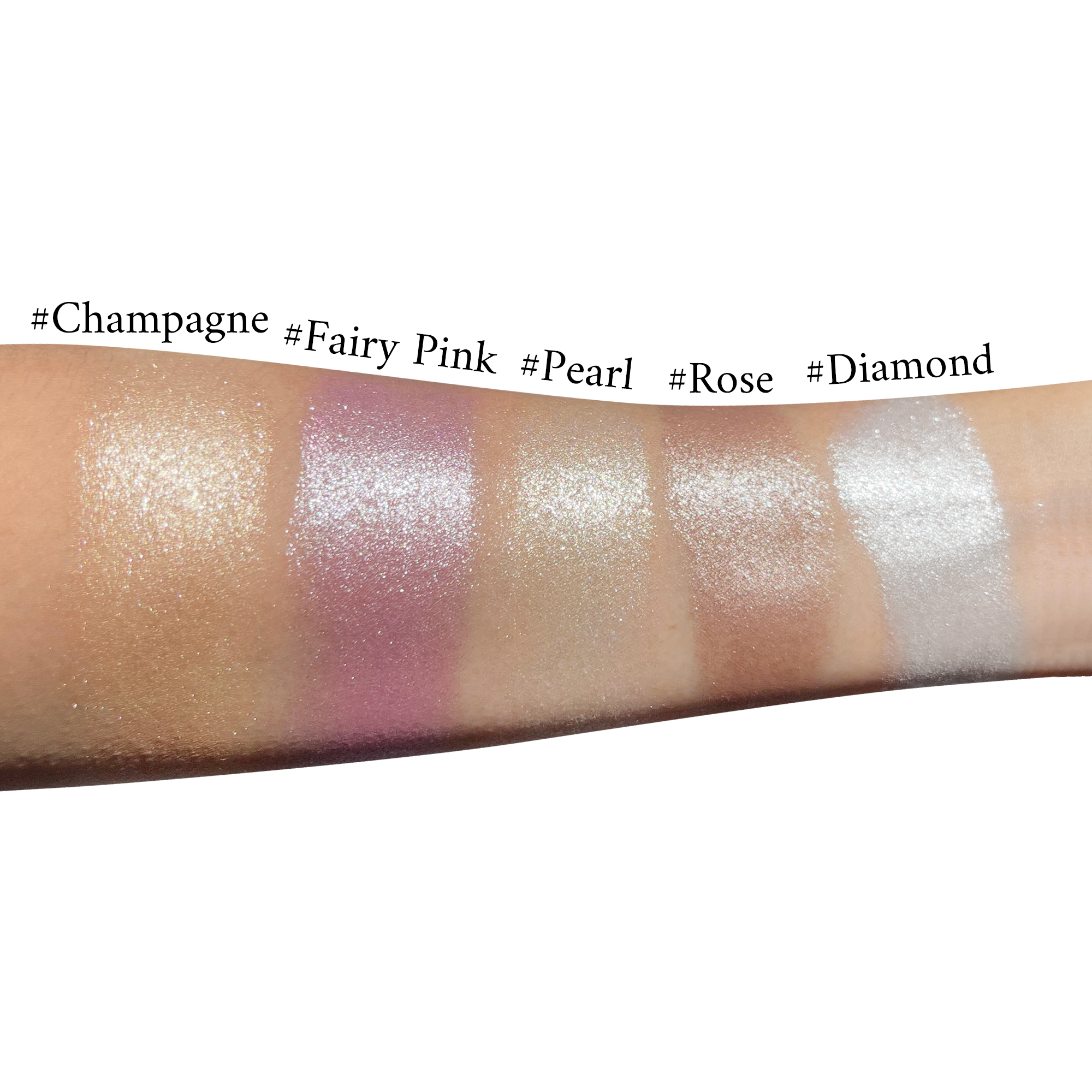 Custom Logo Private Label Vegan Makeup Glow Face Powder Highlighter Makeup Pigment Highlighter Palette