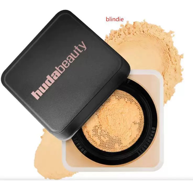 huda Oil-Control Full Coverage Makeup Setting Powder with Natural Finish Pound Cake Beauty Refreshing Finish