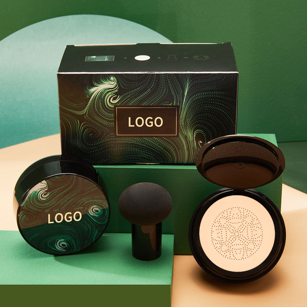 Natural Color Hydrating BB &amp; CC Cream Makeup Foundation Face Natural Organic Air Cushion Foundation