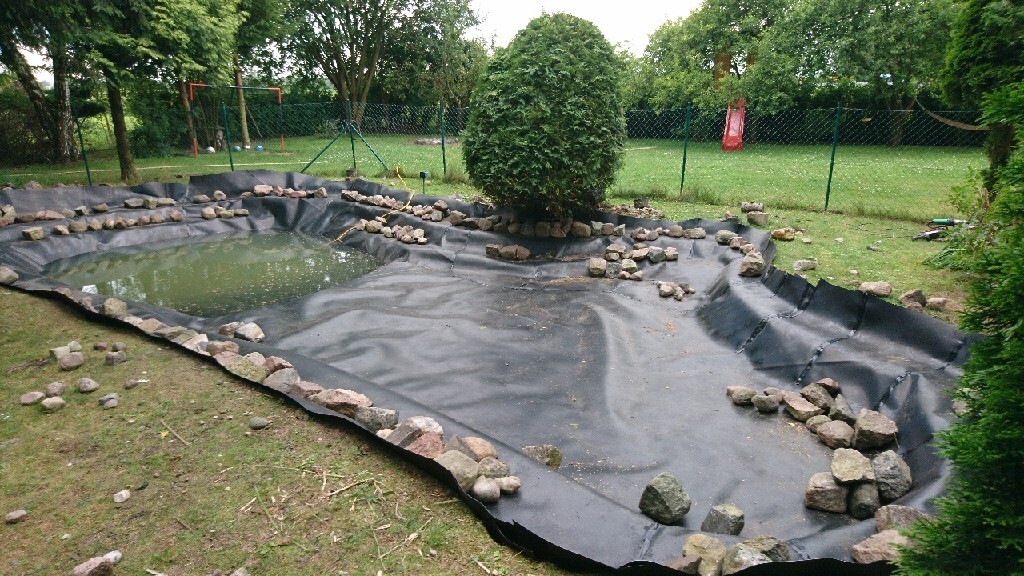 High Quality Waterproof Plastic Pond Liner 1.0mm HDPE Factory Geomembrane Liner