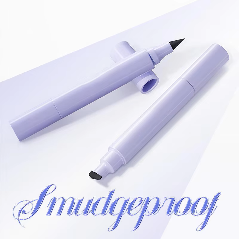 Wholesale Professional High Quality 2-in-1 Wing Stamp Eyeliner Pen-Waterproof Long Lasting Fast Drying Liquid Eyeliner for Women