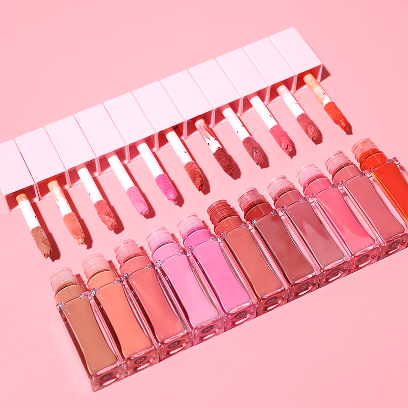 11 Colors Blusher Private Label Makeup Rubor Maquillaje Cheek Tint Vegan Matte High Pigment Waterproof Pink Cream Liquid Blush