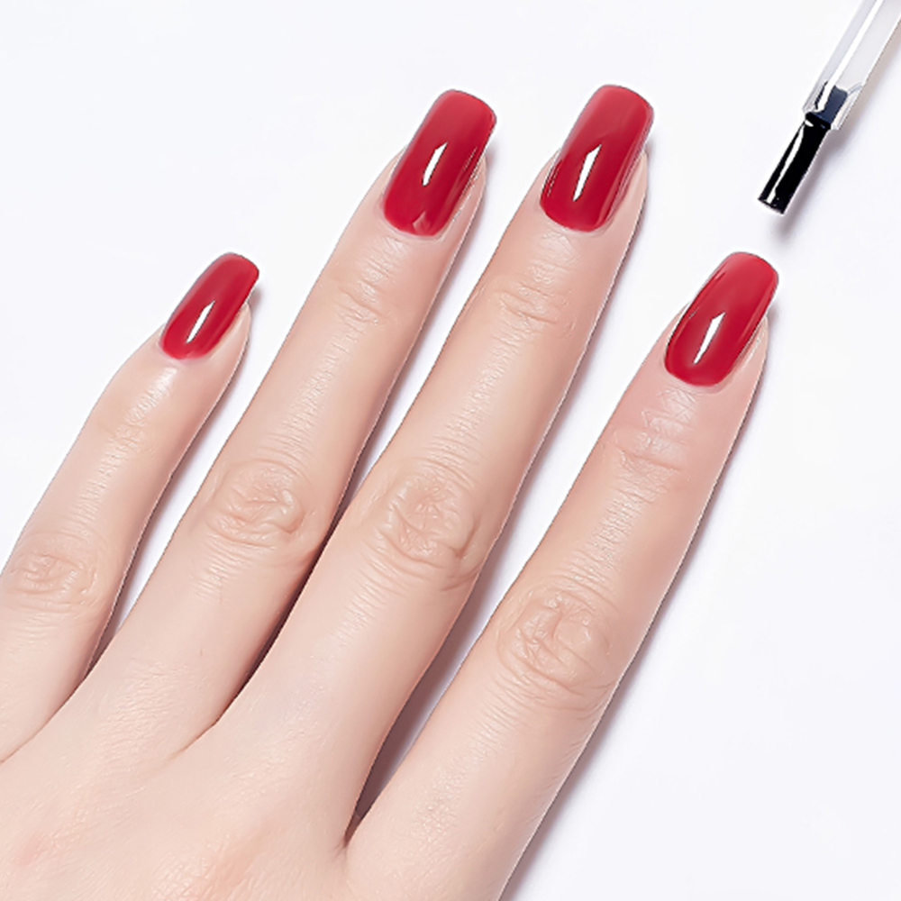 QSHY UV Gel Top Coat and Base Custom High Shiny Long Lasting with Matte Finish No Wipe Glossy Gel Top Coat for Wholesales