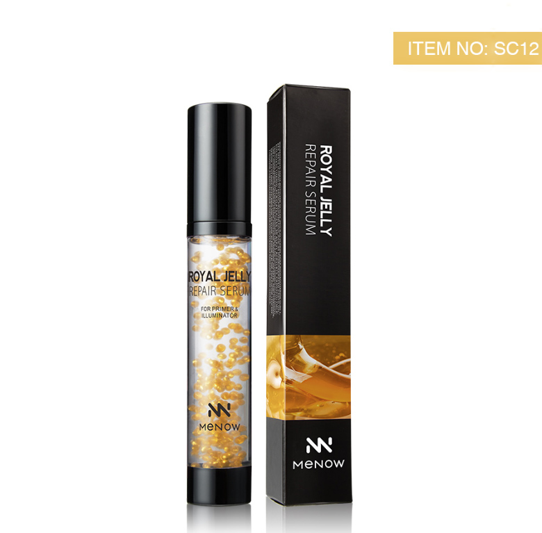 Menow SC12 OEM\ODM Private Label Pre-Makeup Face Cream Royal Jelly Repair Essence Waterproof Primer Cosmetics Factory Wholesale