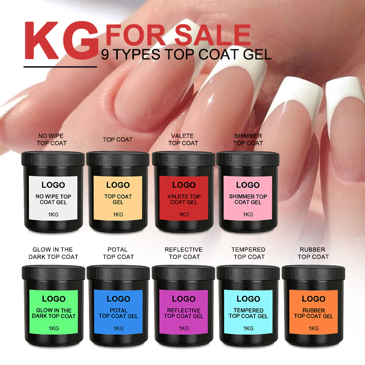 Caixuan 9 Types of Top Coat Bulk Capacity No Wipe Top Coat Tempered Top Coat