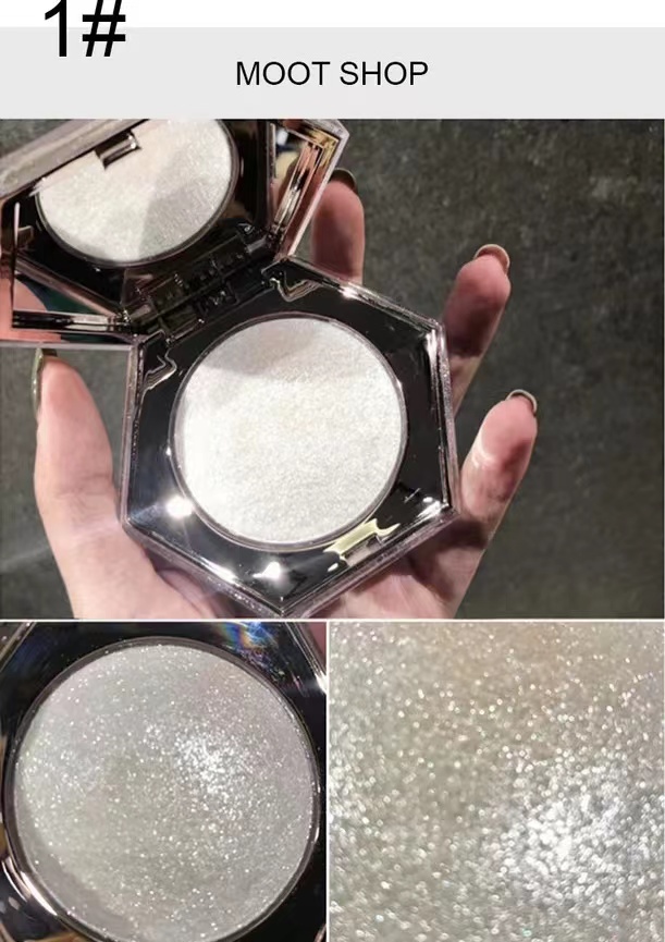 Good Quality Diamond Highlighter Pressed Powder OEM Face Highlighter Shimmer
