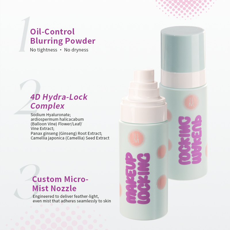 Custom Logo Herbal Sunscreen Moisturizing Makeup Setting Spray Long Lasting Whitening Dewy Matte Oil Control Translucent Mist