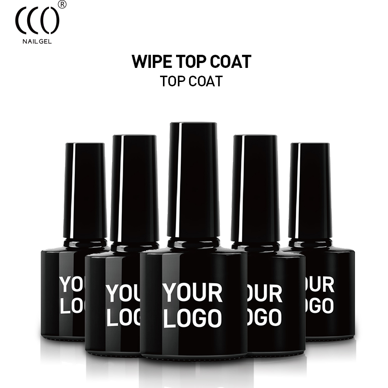 Uv Glace Cear Top Coat Diamond CCO Factory Nail Top Coat Tempered