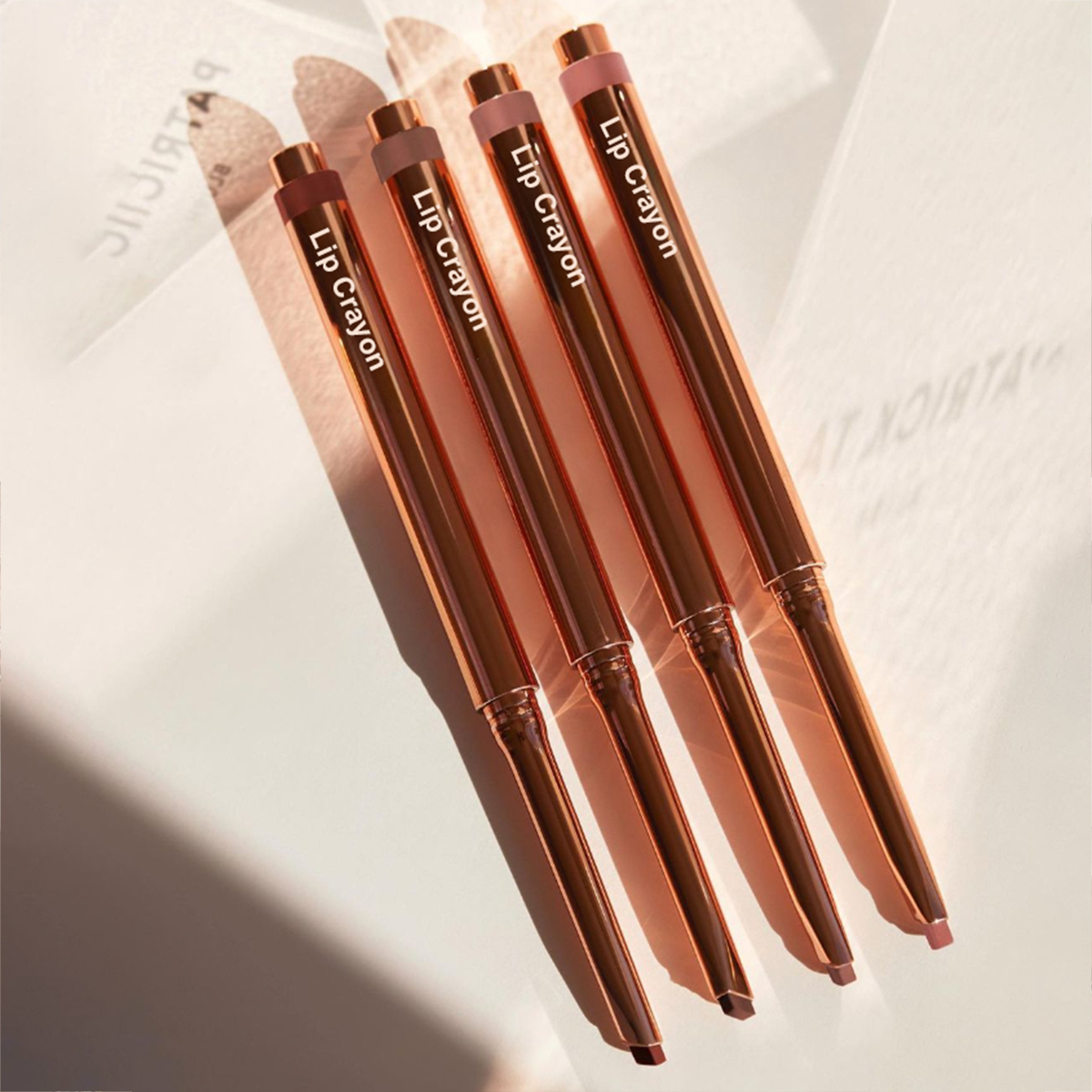 4 Colors Matt Custom Lip Crayon Private Label Long Lasting Lip Liner And Lipstick Waterproof Lip Liner Pencil
