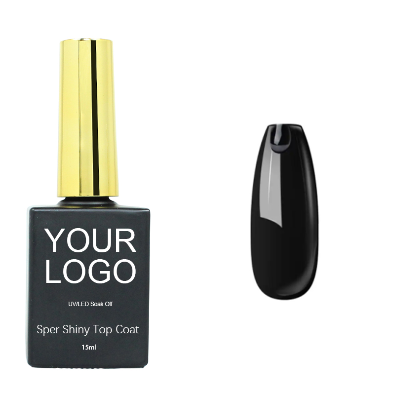 Best Quality Super Shiny Top Coat Wholesale High Shine Top Coat clear Diamond Top Gel for 8ml/10ml/12ml/15ml &amp; Custom Volume