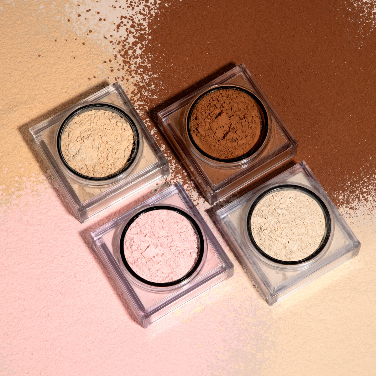 Full Coverage Waterproof Loose Setting Makeup Powder Oil Control Loose Powder Matte Finish Makeup Setting Wholesale Cosmetics