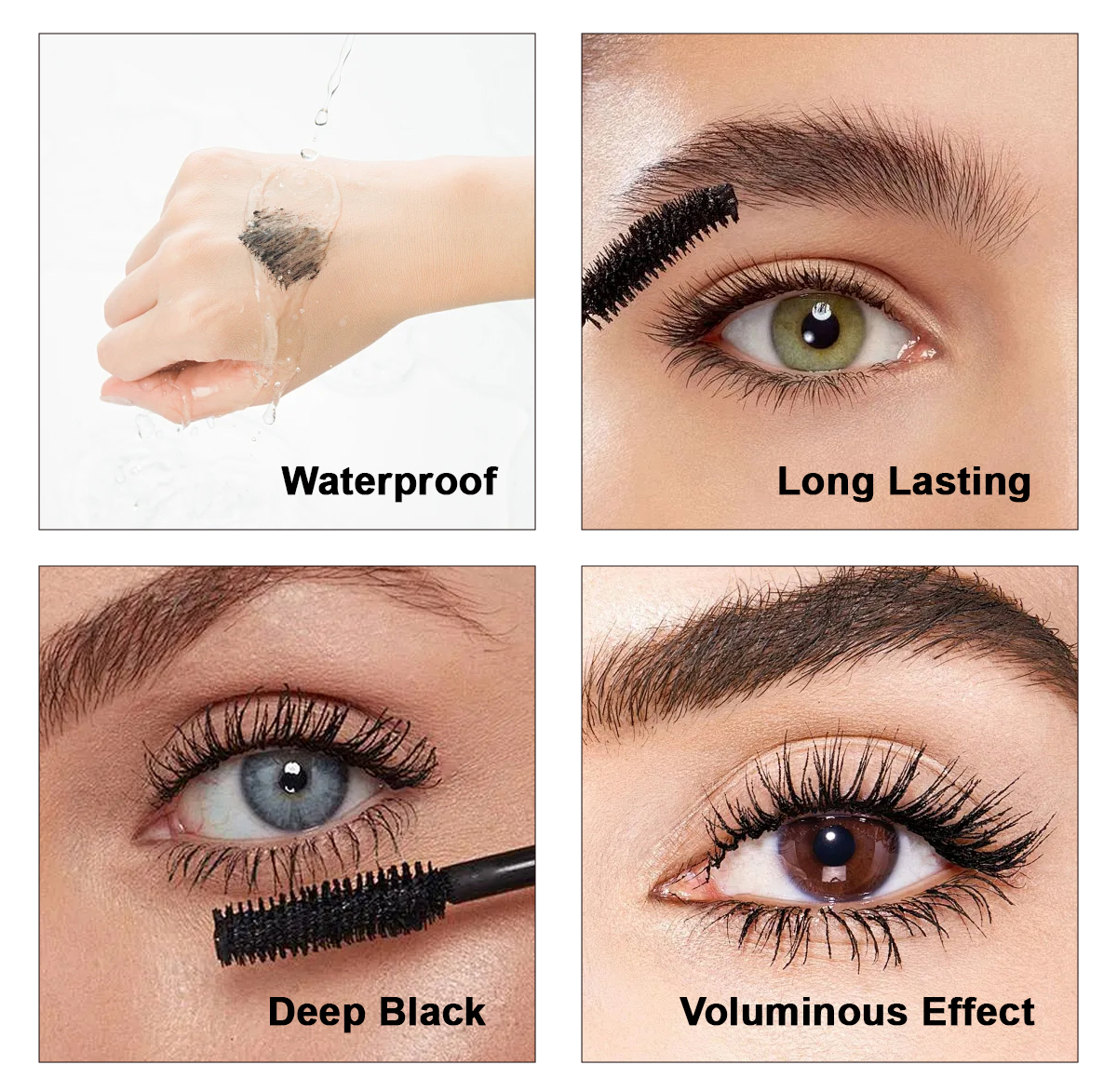 Cosmetic Private Label 3D Eyelash Lift Fiber Long Lasting Growth Serum Adjustable Mascara Waterproof Extra Volume Mascara