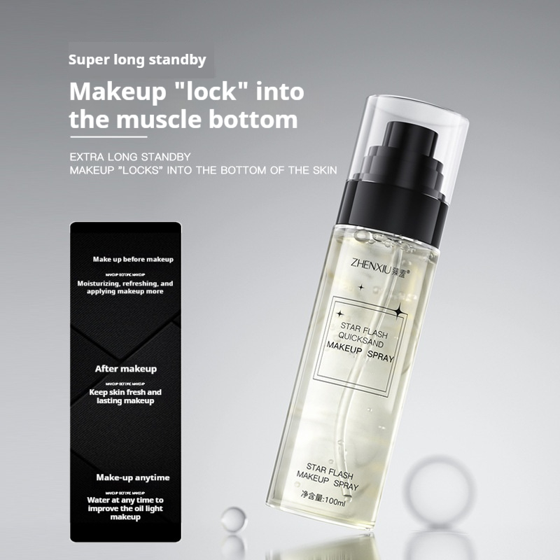 Quick Makeup Setting Spray - Waterproof, Sweat-Resistant, Long-Lasting, Oil-Control, Hydrating Setting Spray