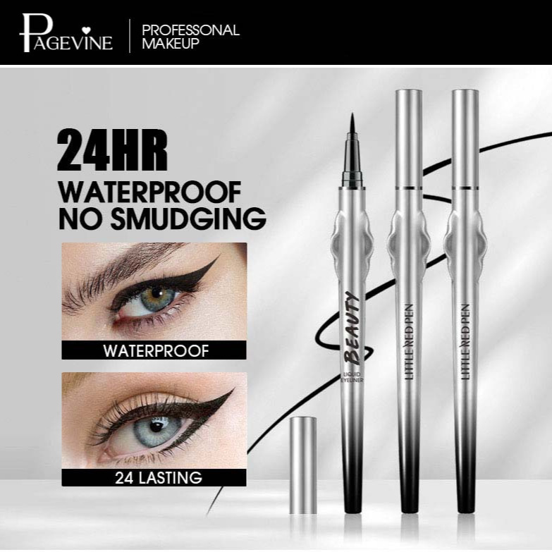 PAGE VINE Eye Black Liquid Eyeliner Model 808 Non-smudging Quick-drying Waterproof Fade-resistant Makeup Wholesale