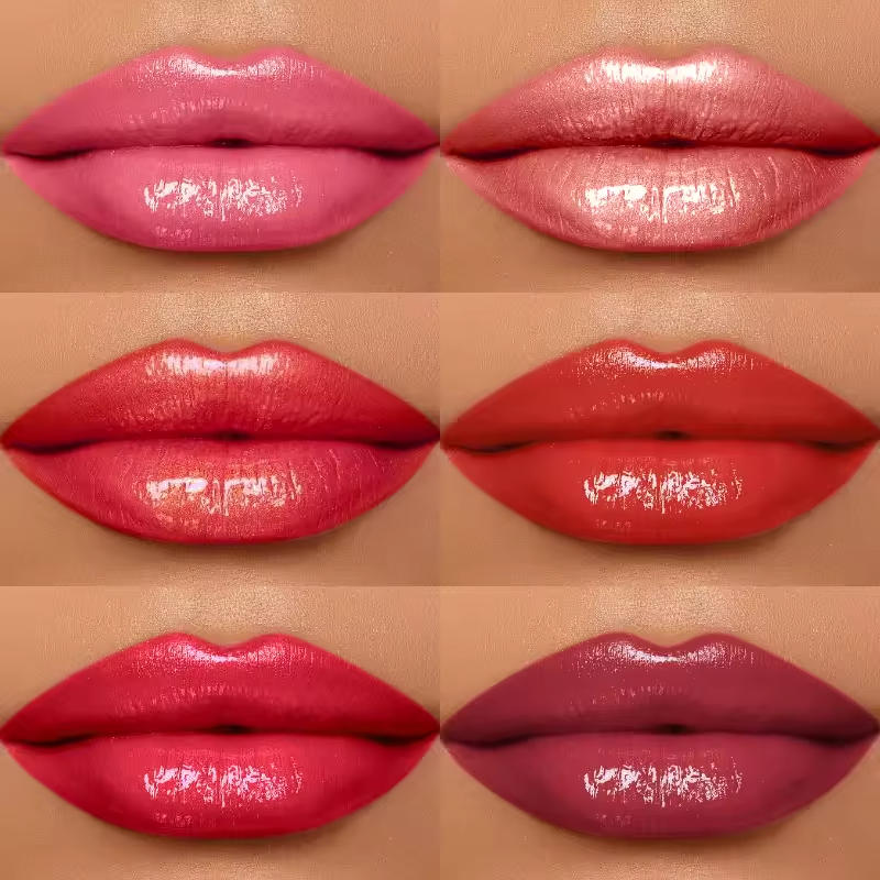 Permanent Pink Lips Liquid Lip Gloss with High Pigment Shimmer and Long Lasting Vegan Matte Top Coat for Private Label