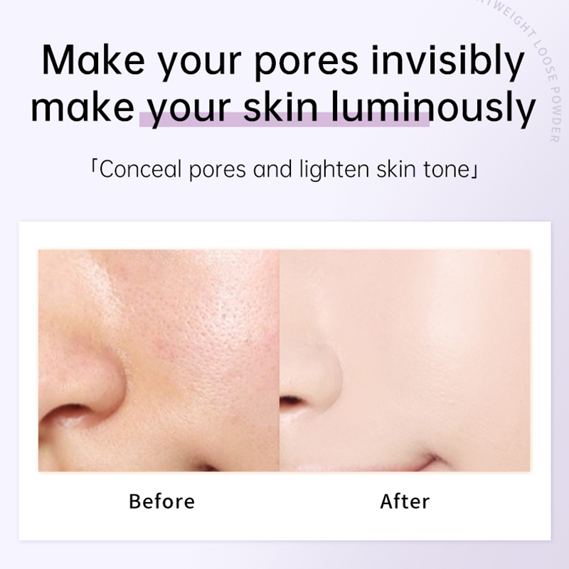 Make Your Own Setting Powder Sunscreen Powder Private Label Face Makeup Translucent Setting Loose Powder For All Skin
