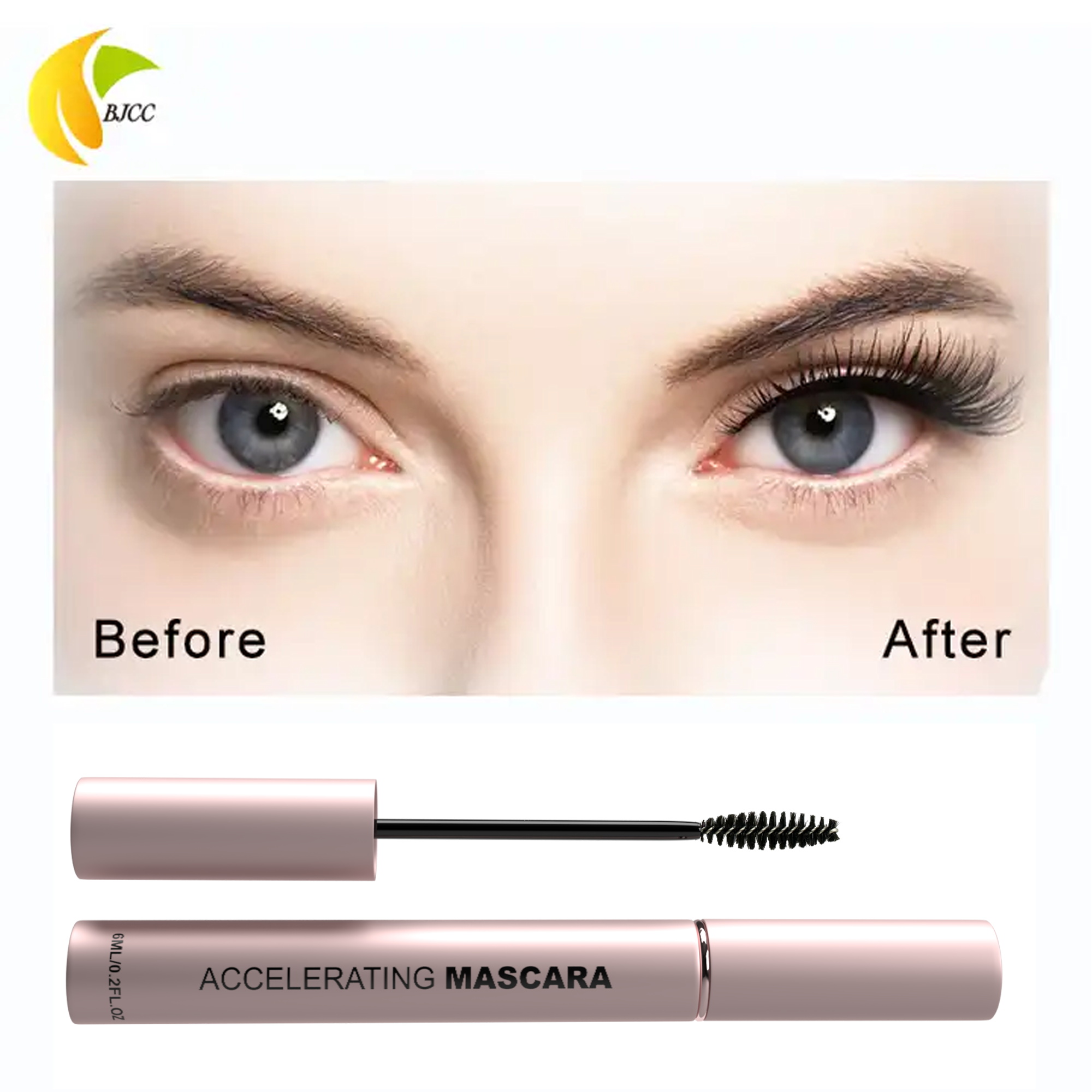 Natural Thickening Lengthening Cruelty Free Easy Remove Cosmetics Volumize Korean Silk Fibre Beauty Mascara With Lash Serum