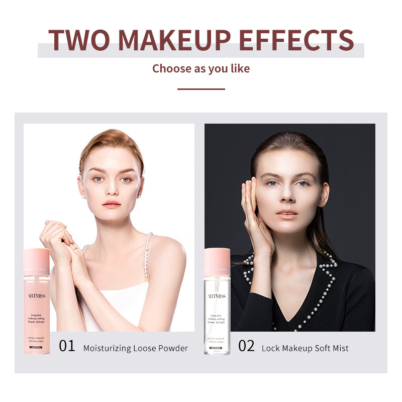Cross-Border Hydrating Long-Lasting Non-Flaking Moisturizing Waterproof Makeup Setting Spray Matte Finish All Skin Types All