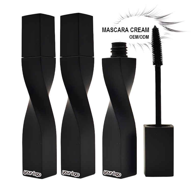 Hot Selling Private Label Vegan Liquid Mascara Waterproof &amp; Curl-Defining Silk Fiber Eyelash Lengthening Wholesale