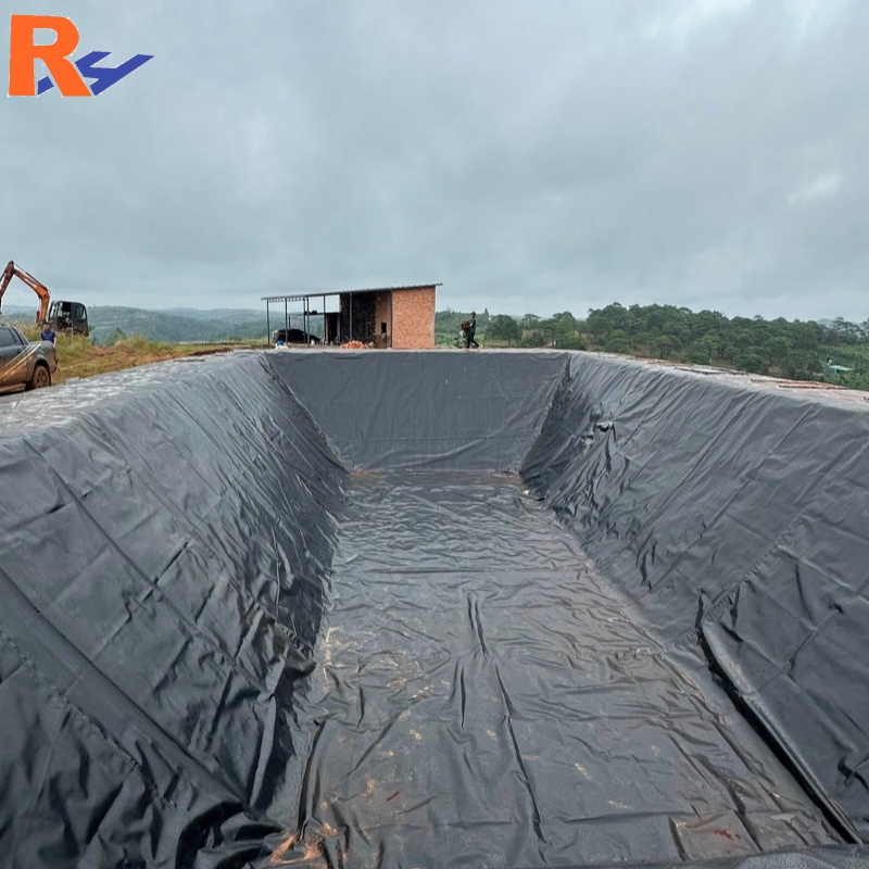 China Hdpe Liner Suppliers 0.75mm HDPE Geo-membrane Liner for Water Reservoirs and Storage Pond Geosynthetic Liner