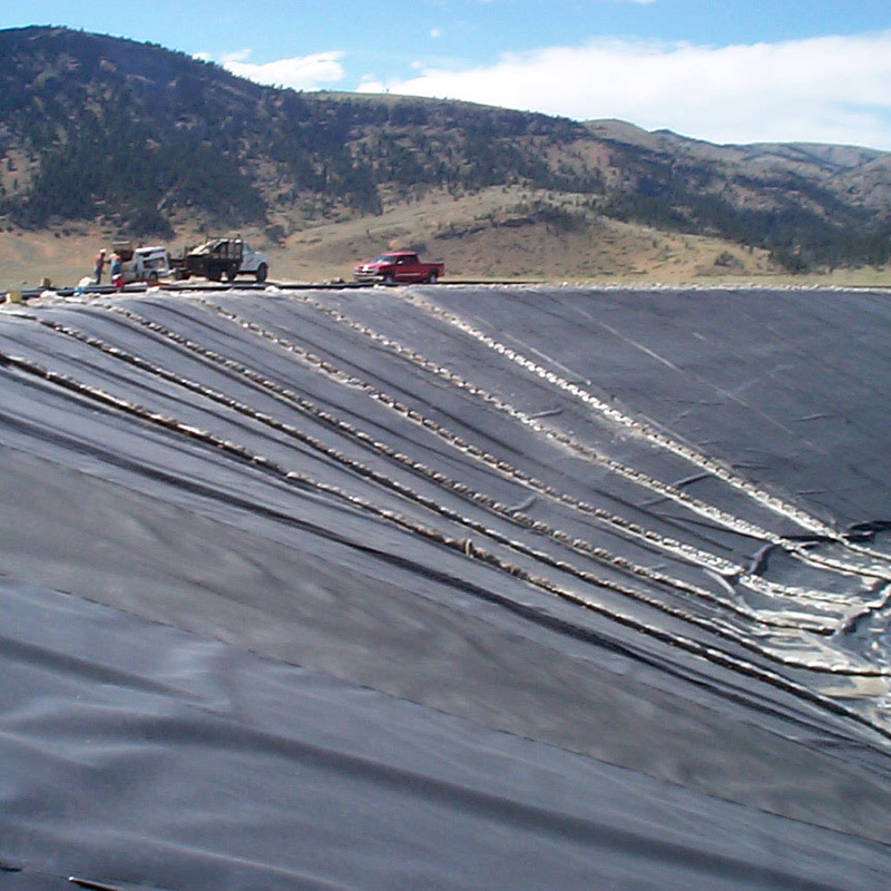 HDPE ASTM GM13 2mm Black Waterproof Liner Anti-UV LLDPE/LDPE Liner for Pond Landfill Mining Water Tank-Geomembranes Product