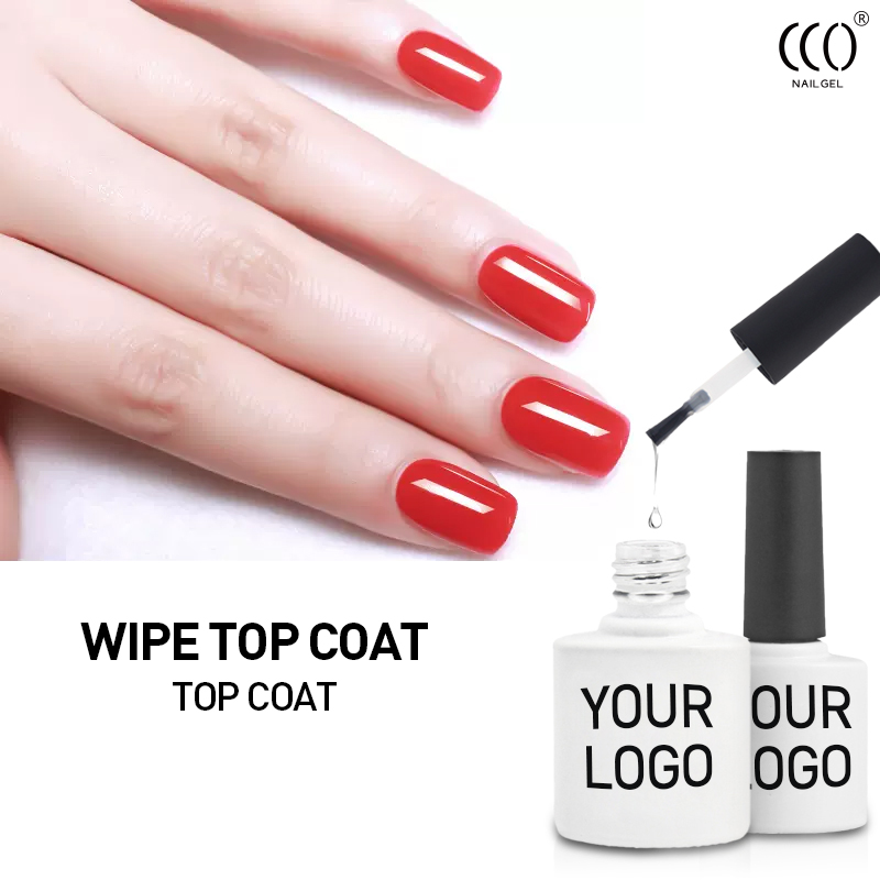 Uv Glace Cear Top Coat Diamond CCO Factory Nail Top Coat Tempered