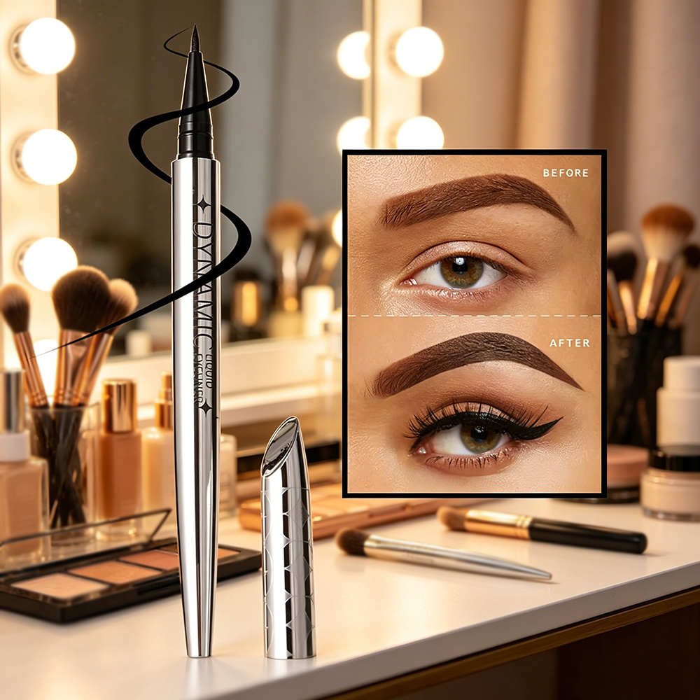 GIGI ROSE Private Label Custom Brand Cosmetics Lasting Waterproof and Smooth Liquid Eyeliner Pen Beauty Makeup Factory Wholesale