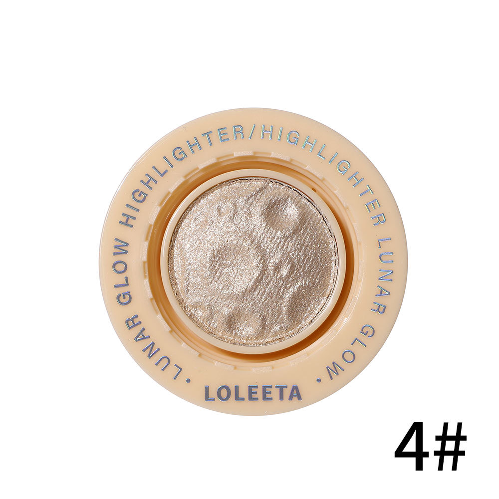 Little Luminous Planet Highlighter Powder Face Brightening 3D Contouring Flashing Fine Shimmer China Made Model 6030