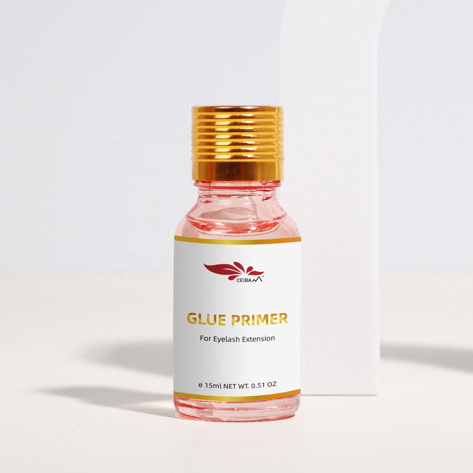 Private Label Fast and Strong Glue Lash Primer and Bonder Pretreatment for Semi Permanent Extensions Glue Oil Free Makeup Primer