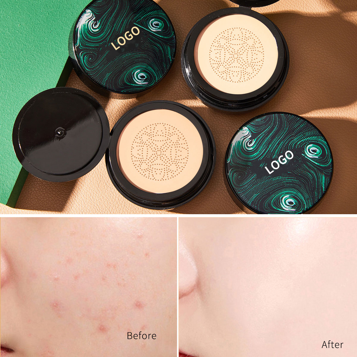 Natural Color Hydrating BB &amp; CC Cream Makeup Foundation Face Natural Organic Air Cushion Foundation