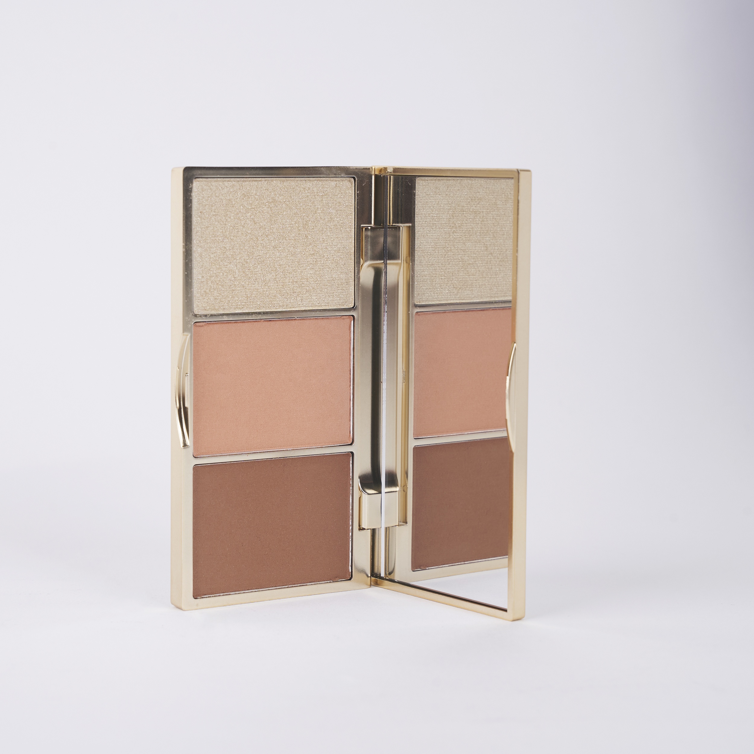 Custom Highlighter Makeup Pigment 3 Color Wholesale Pressed Powder Highlighter Palette Private Label Highlighter