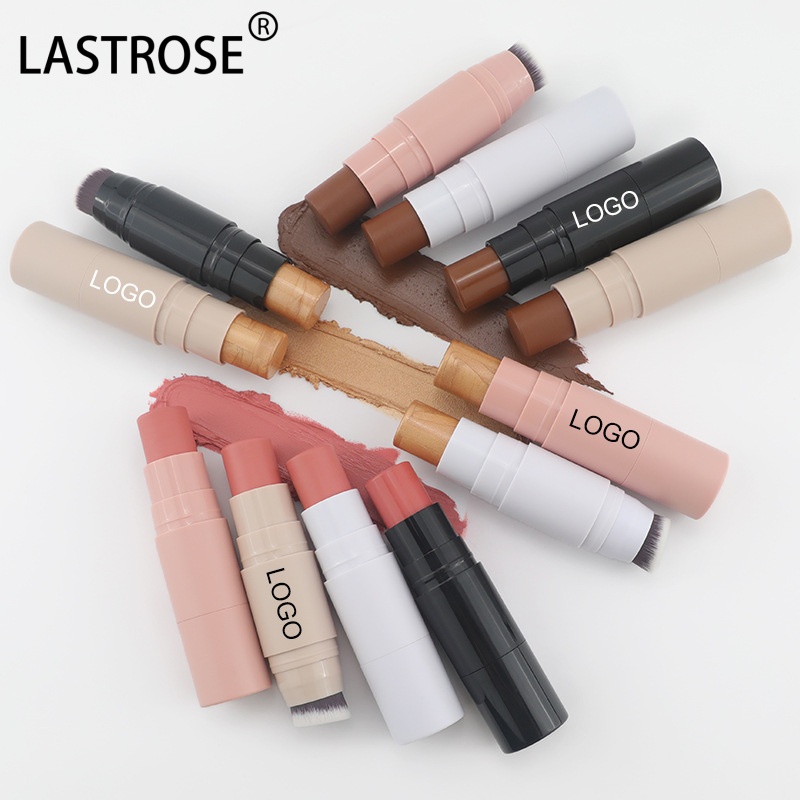 Waterproof Matte Private Label Cream Bronzer Full Coverage Concealer Foundation Stick Contour Stick for Black Skin Tint Makeup