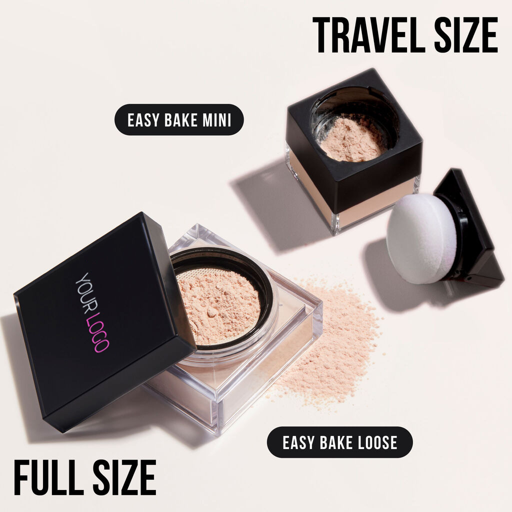 Newest Custom Private Label Mineral Full Coverage Waterproof Long-lasting Concealer Sunscreen Oil-Control Face Setting Powder