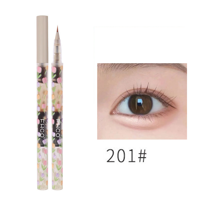 Custom Korean Makeup Lasting Waterproof 4 Color Eyeliner Stamp Private Label Glitter Matte Aegyo Sal Eye Liner Pencil