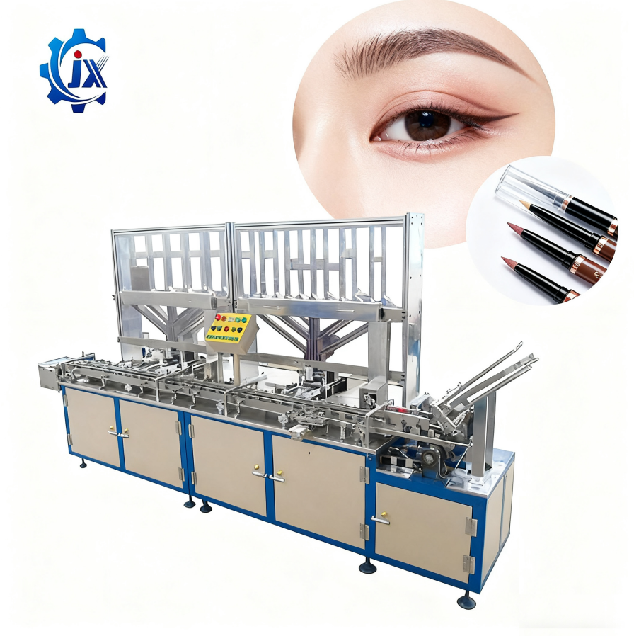 JX Sleeping Silkworm Pen Aegyo Sal Pencil Eyeshadow Packaging Machine Cosmetics Industrial Equipment Packaging Line